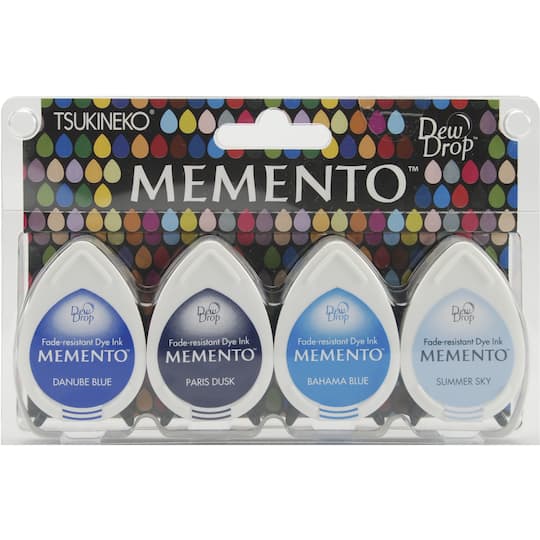 Memento&#x2122; Dew Drop&#x2122; Ocean Dye Ink Pad Set
